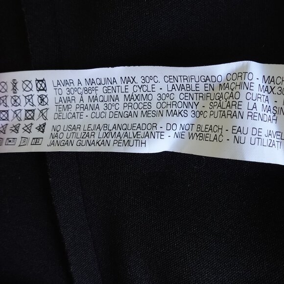 Like New Zara Faux Leather Collarless Jacket in size XS - Picture 12 of 13